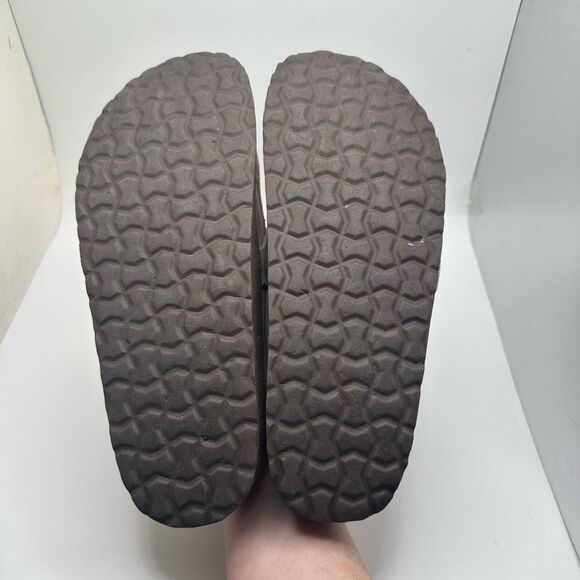 CUSHIONAIRE Women's Genuine Leather Cork Footbed Clog with +Comfort 7.5 WIDE STO - Picture 5 of 7